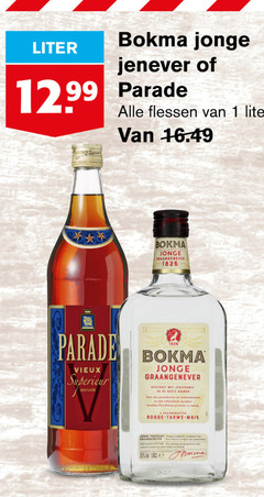  bokma jenever vieux 1 2 3 35 liter jonge parade vin flessen superieur gedistilleerd gestookt jeneverbes granen karakter bereikte piet perfectie graansoorten rogge tarwe mais friesche originele receptuur verfijnd smaaknotitie 