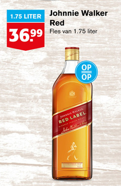  johnnie walker whisky 40 liter red fles john label blended scotch established bottled scotland at 