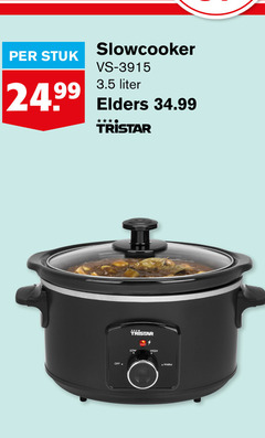  stuk slowcooker vs liter elders tristar off high warm 