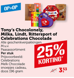  25 milka chocolonely lindt rittersport celebrations chocolade geschenkverpakkingen paasassortiment stuk melk snoepjes cadeau doos 