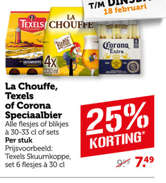  texels corona la chouffe speciaalbieren 6 18 25 30 330 speciaalbier skuumkoppe 4x blonde ml blikjes stuk 