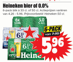  heineken 0.0 blikjes bier 6 10 33 50 150 pack blik varieeren jaar 00 pils goudgele rakker 6x 500ml koude blu biertje go le gerst r l reine 