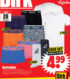  2 5 8 9 australian australia pack australie lian and boxershorts katoen elastaan damesmaten xl herenmaten xxl shirts wit ronde hals maten sportsokken paar zoek elders 