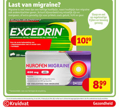  1 2 20 24 25 33 50 65 250 400 last migraine heftige hoofdpijn misselijk overgeven prikkels geluid licht geur slaap regelmatige excedrin acetylsalicylzuur mg paracetamol acute nurofen ibuprofen omhulde tablet lysine overeenkomend verlichting geneesmiddel lees tabletten 8 99 2e halve artikel combinatie kruidvat gezondheid 