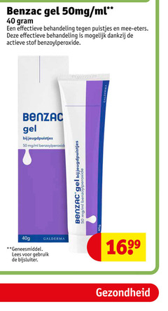  40 50 gel 50mg ml puistjes actieve stof benzoylperoxide jeugdpuistjes mg geneesmiddel lees gebruik bijsluiter gezondheid 