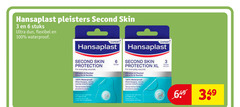  3 6 100 hansaplast pleisters second skin stuks ultra dun flexibel waterproof expert protection for everyday ultradun flexible meerdaagse extra kleefkracht tenue forte capsule wondgenezing pour cicatrisation optima strips xl voer optimal 