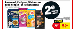  hondensnacks kattensnacks 2 10 45 rosewood pedigree whiskas felix honden purina zakjes soup original 2x schol sticks rodeo chewy with chicken halve grain free poule hond stuks 