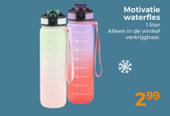  drinkfles 1 motivatie waterfles liter 