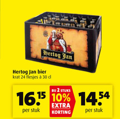  hertog jan krat bier 