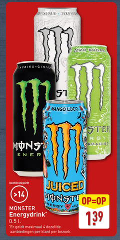  monster energiedrank 4 14 hero calorie zero taurine sugar mango ster juiced energy energydrink l maximaal dezelfde bezoek 