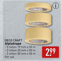  2 3 5 12 19 30 50 bever parka deco craft afplaktape and mollig rollen mm 