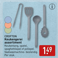  keukengerei assortiment keukentang spatel spaghettilepel pollepel vaatwasmachine bestendig stuk 