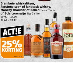  1 2 25 700 drambuie whiskylikeur sea whisky monkey shoulder naked fles ml bols corenwijn liter v.a. corenwyn and co 