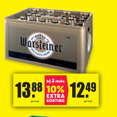  warsteiner krat bier 2 10 stuks 