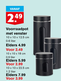  voorraadpotten 10 18 voorraadpot venster cm liter elders 5.99 1.2 3.99 