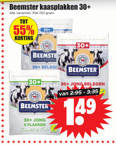  beemster kaasplakken 6 19 55 100 150 30 pak kaas anno premium jong belegen zacht fris vegetarisch 