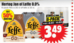  leffe hertog jan alcoholvrij bier 6 30 33 50 100 0.0 pack fles blik anno natural origin brune belge abdijbier bruin blonde 00 nieuwe receptuur 