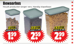  voorraadbussen 1 bewaarbus langer vers stapelbaar liter elders 5.99 