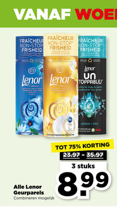  lenor wasverzachter 3 stop schudden emballage carton kartonnen parfum linge perles geurbooster zeebries collection ambre que fris ariel geurparels combineren stuks 