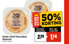  pannenkoeken 4 50 daily chef naturel pancakes voucher re pak stuks 