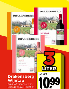  3 40 drakensberg merlot rose wijntip zuid afrikaanse wijn chardonnay liter 