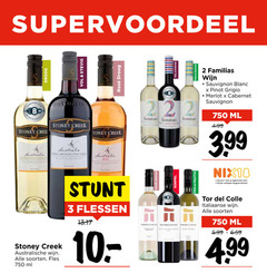  witte wijn rose rode 2 3 8 18 25 750 droog indoor dod stoney creek stevig rosee australia australische soorten fles ml flessen soepel fris fruitig sauvignon blanc pinot grigio merlot cabernet 3.99 nix18 jaar legitimatie alcohol colle italiaanse 5.99 