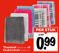  theedoek cm keukendoek stuk 