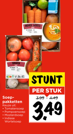  soepgroenten tomaten soup indiase wortel soep tomatensoep pompoensoep mosterdsoep stuk 3.99 