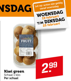  kiwi 1 19 25 let woensdag fruit green schaal kilo 