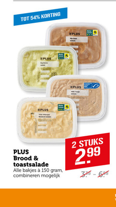  salade 2 150 kip kerrie beter leven vrije uitloopeieren bieslook tonijn solade gecertificeerd brood toastsalade bakjes combineren stuks 