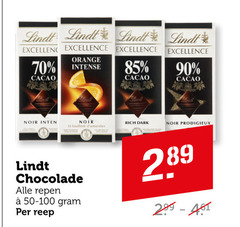  lindt chocolade 90 excellent excellence orange intense cacao noir feuillet repen reep dark 