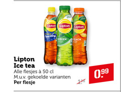  lipton ice tea 50 origina sparkling green peach flesje 