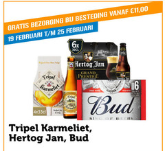  speciaalbieren 3 16 19 25 besteding 11 00 6x belge tripel hertog jan grand prestige trade bud king beers karmeliet 