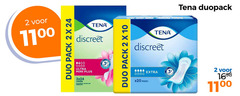  tena lady inlegkruisjes 2 10 24 duo pack discreet ultra mini liners 3x pads 