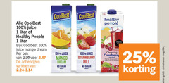  1 25 100 coolbest juice liter healthy people mango dream pak varieeren it you best sugar added strawberry hill vitamine cleansing cranberry appel afweersysteem huid binnenuit combineren 