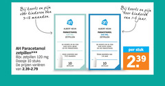  paracetamol 10 120 240 koorts pijn kinderen maanden albert mg zetpillen jaar doosje stuks varieeren zetpil stuk 