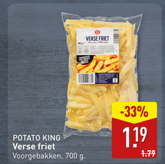  patat 700 verse friet voorgebakken potato king 