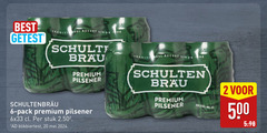  schultenbrau blikjes bier 2 6 20 500 best getest traditioneel recept premium pilsener pack stuk ml 