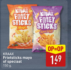  zoutjes 150 kraak friet sticks mayo frietsticks 