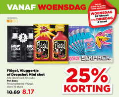  dropshot flugel vluggertje likeur 4 10 18 20 25 26 80 woensdag jaar legitimatie alcohol nix18 let drop shot black dropsmaak 14 9 pack drops mini dozen stuks doos 