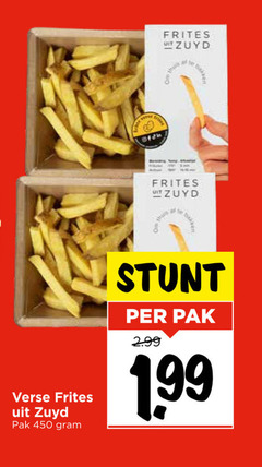  patat 450 frites verse pak 