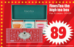  finestea thee 15 your cup tea high selection box pak zakjes rooibos red amd elegant black green 