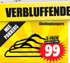  kleerhangers 3 99 pakkers kledinghangers pack elders 