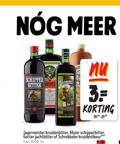  jachtbitter schipperbitter jagermeister kruidenbitter 3 30 100 1000 schipper wild koel serveren bitter old macerated elixir matured oak vrije schippers opkikker strijd wind water crafted by since r original kruiden muier gorter schrobbeler kruidenlikeur fles ml 