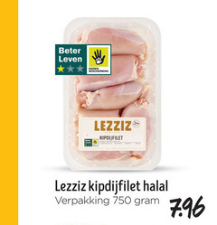  kipdijfilet 750 beter leven dieren bescherming halal 