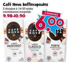  cafe nova koffiecups 2 20 mcafee koffiecapsules doosjes 14 stuks combineren lungo profondo capsules classico grind forte 06 aluminium 