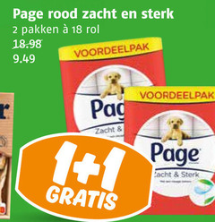  page toiletpapier 1 2 18 rood zacht pakken rol pad 