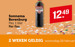  sonnema berenburg 1 2 26 fles liter weken woensdag 