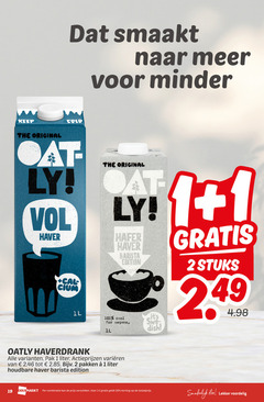  soja melk 1 2 19 50 100 smaakt minder original cold haver barista edition cool for vegans dish stuks oatly haverdrank pak liter varieeren pakken houdbare combinatie eten 