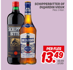  schipperbitter dujardin kruidenbitter vieux 1 30 jardin fles liter bitterbal premium blue label 